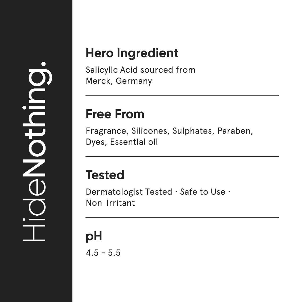 Minimalist Anti-Acne Salicylic Acid 2% Face Wash For Oily & Acne Prone Skin | With LHA for Pore Cleansing, Oil Control & Sebum Regulation | Sulfate-Free Formula with Zinc for Gentle Exfoliation | Cleanser for Women & Men | 100 ml - Image 6