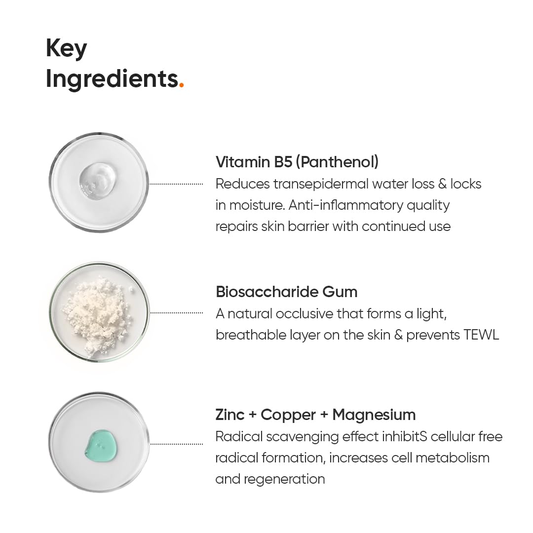 Minimalist Dehydrated Skin Moisturizer with 10% Vitamin B5 for Oily & Acne-Prone Skin | Oil-Free Hydration & Lightweight Gel Formula for Damaged Barrier Repair | Fast-Absorbing & Non-Sticky Lightweight Winter Cream For Women & Men | Fragrance-Free | 30grams - Image 2